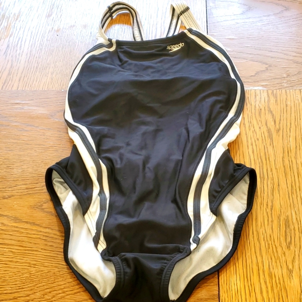 Black & White Classic Speedo One Piece
